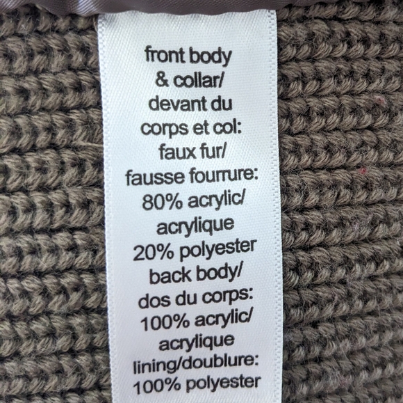 Maurice's Faux Fur Vest - Sz S - Picture 5 of 6